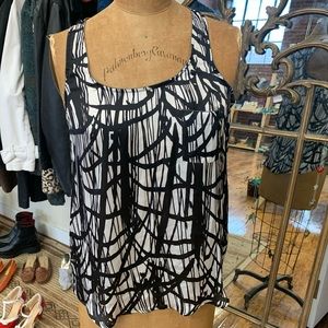 Collective Concepts Black/White Blouse -